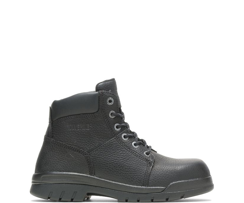 Bottes de Travail Wolverine Marquette Steel-Toe 6" Homme - Noir (RWK159208)